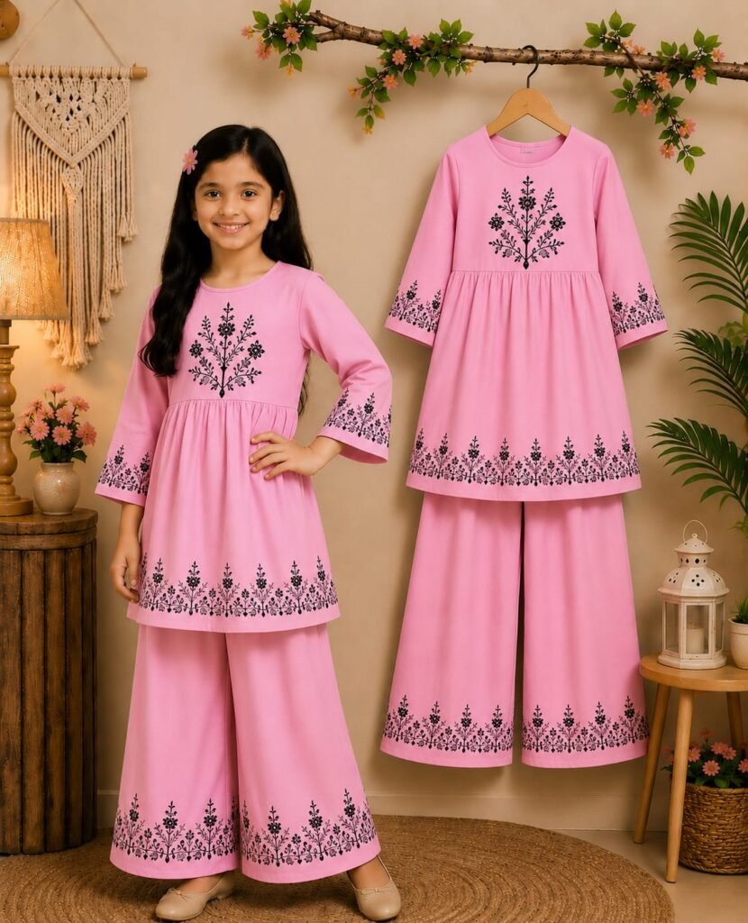 Short Sleeve & Long Pant Set